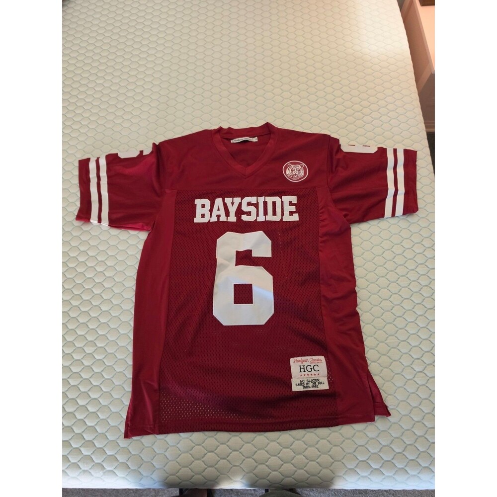 Headgear Classics Bayside Tigers AC Slater 6 Jersey M Saved By The Bell